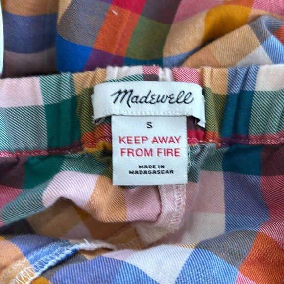 Madewell plaid pajamas size small / medium C9-4 - Picture 3 of 3